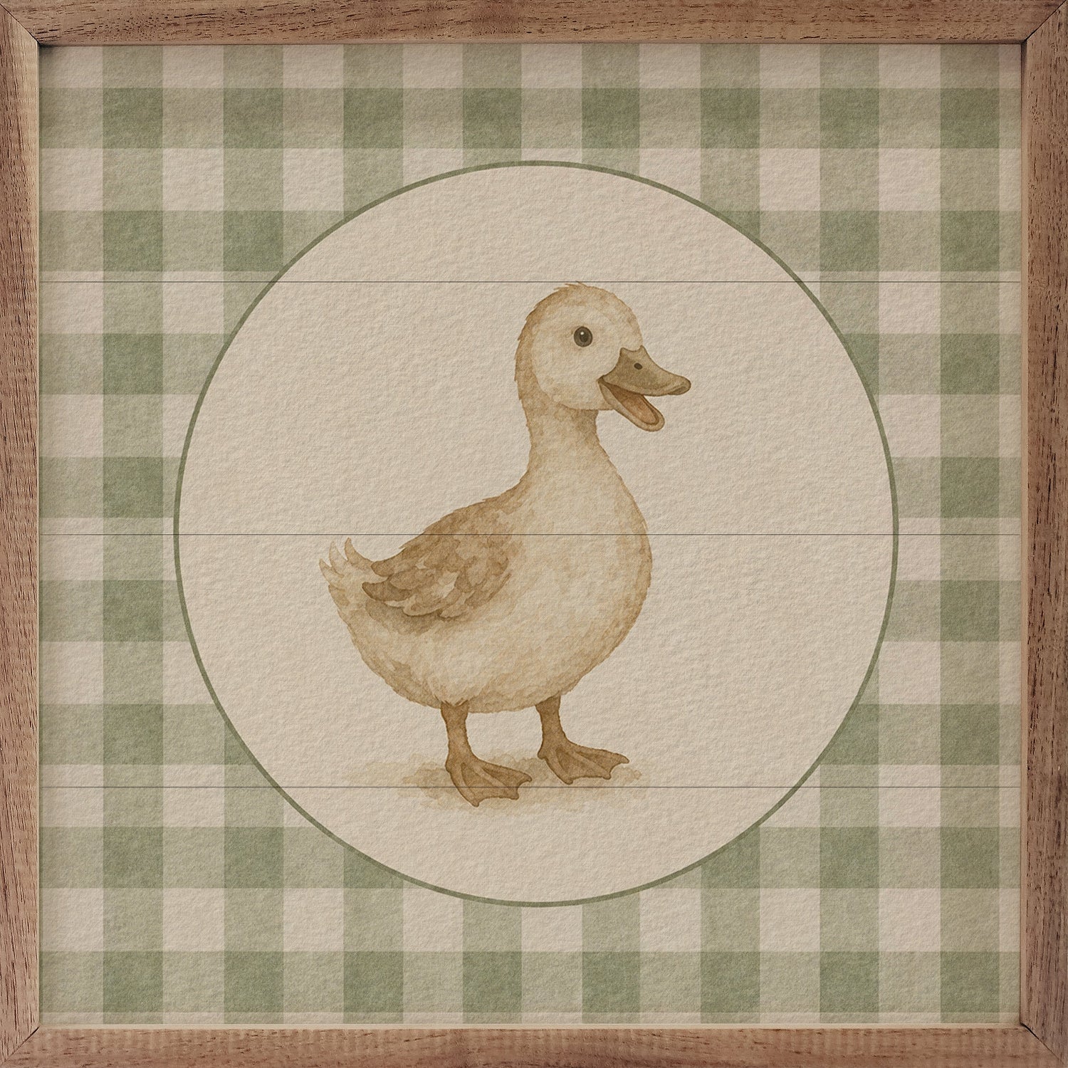 Farm Charm Check Duck