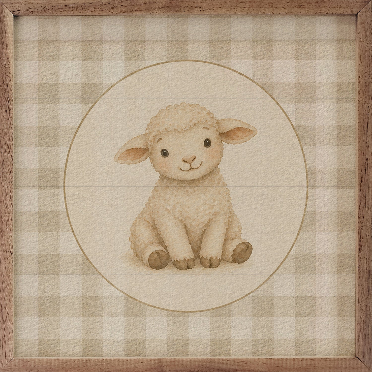 Farm Charm Check Sheep