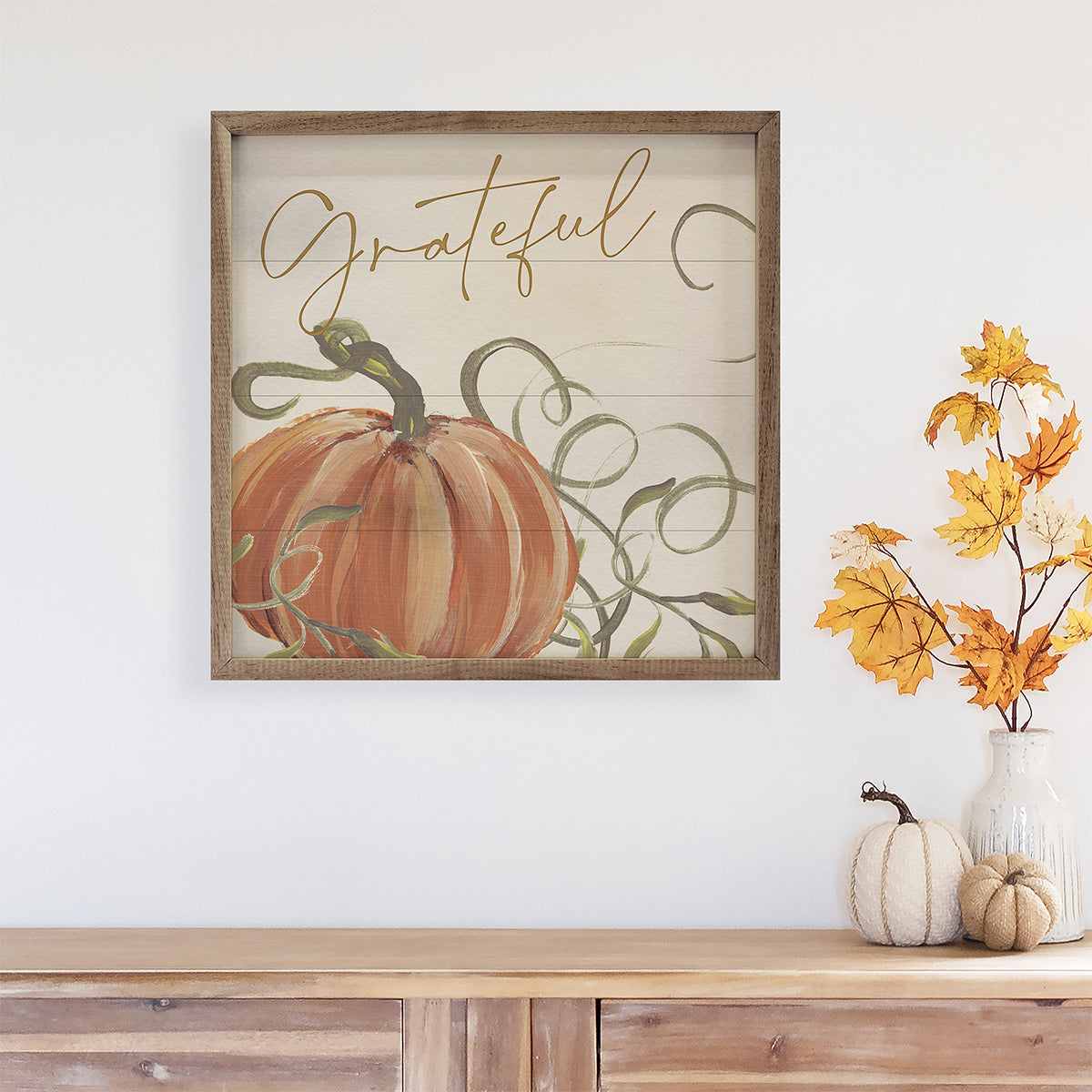 Grateful Pumpkins By Nina Blue