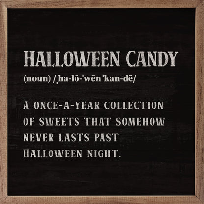Halloween Candy Definition