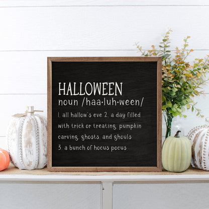 Halloween Definition Black