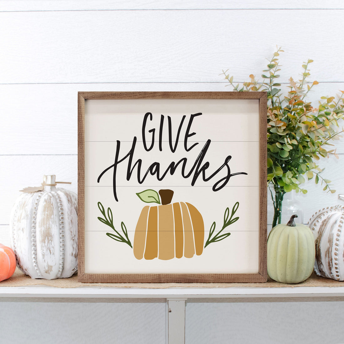 Happy Fall Give Thanks By Blue Chair Blessing