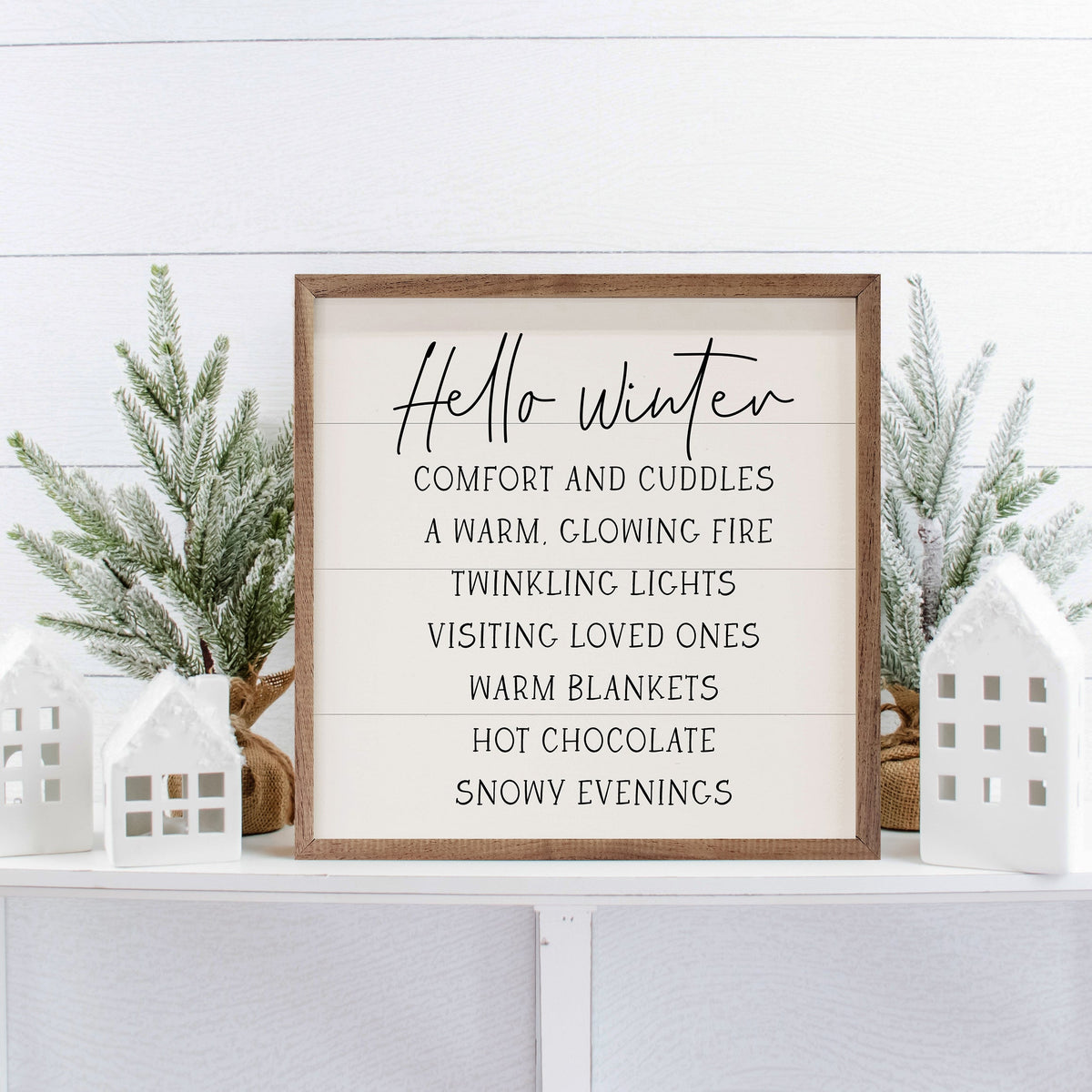 Hello Winter Comforts White