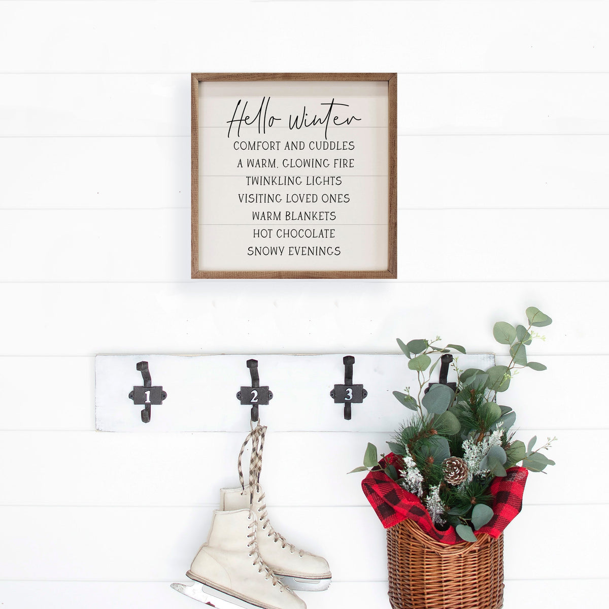 Hello Winter Comforts White