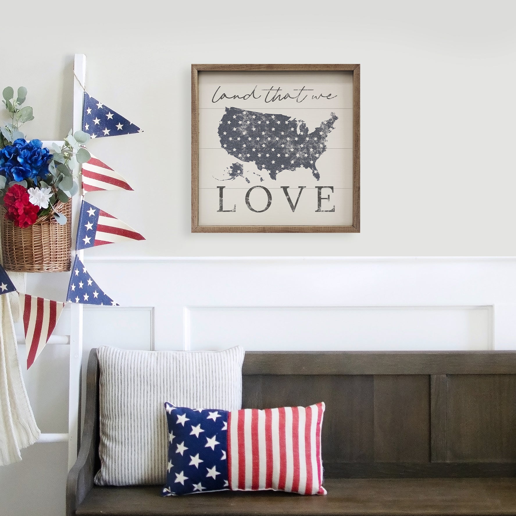 Land That We Love America White