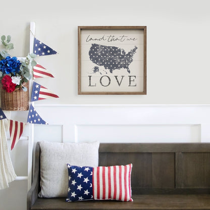 Land That We Love America White