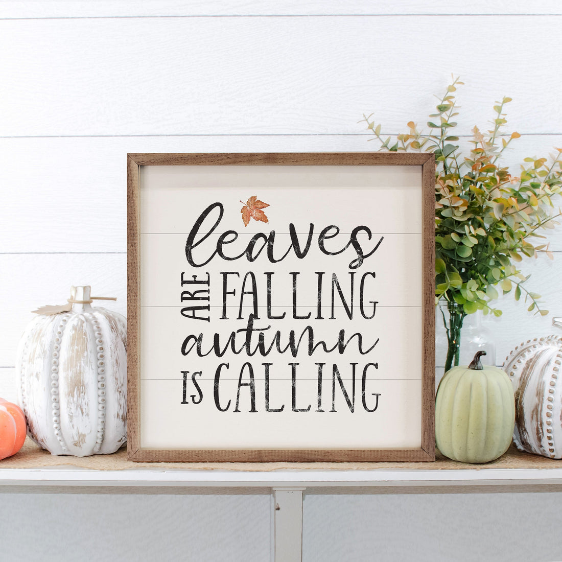 Leaves Are Falling White