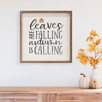 Leaves Are Falling White