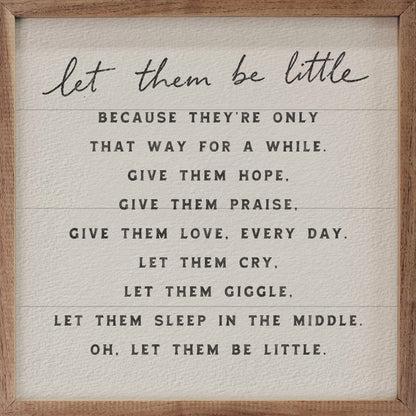 Let Them Be Little Too