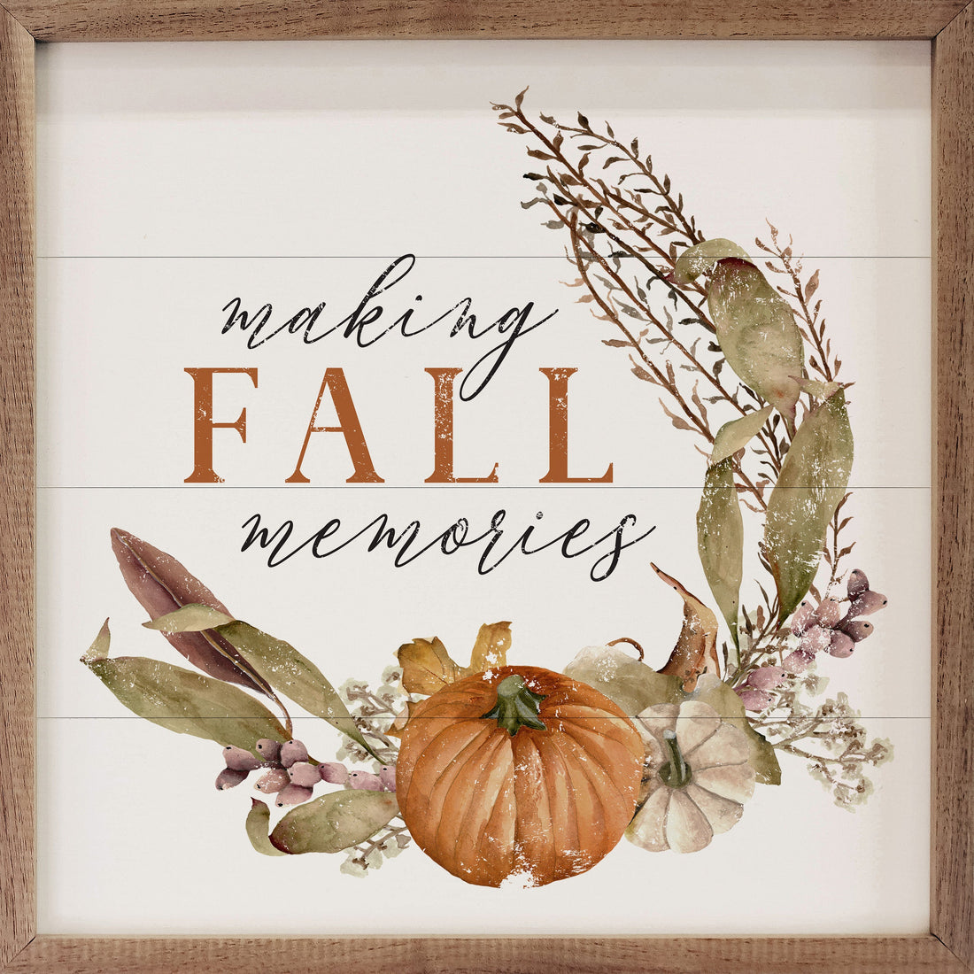 Making Fall Memories Pumpkins White