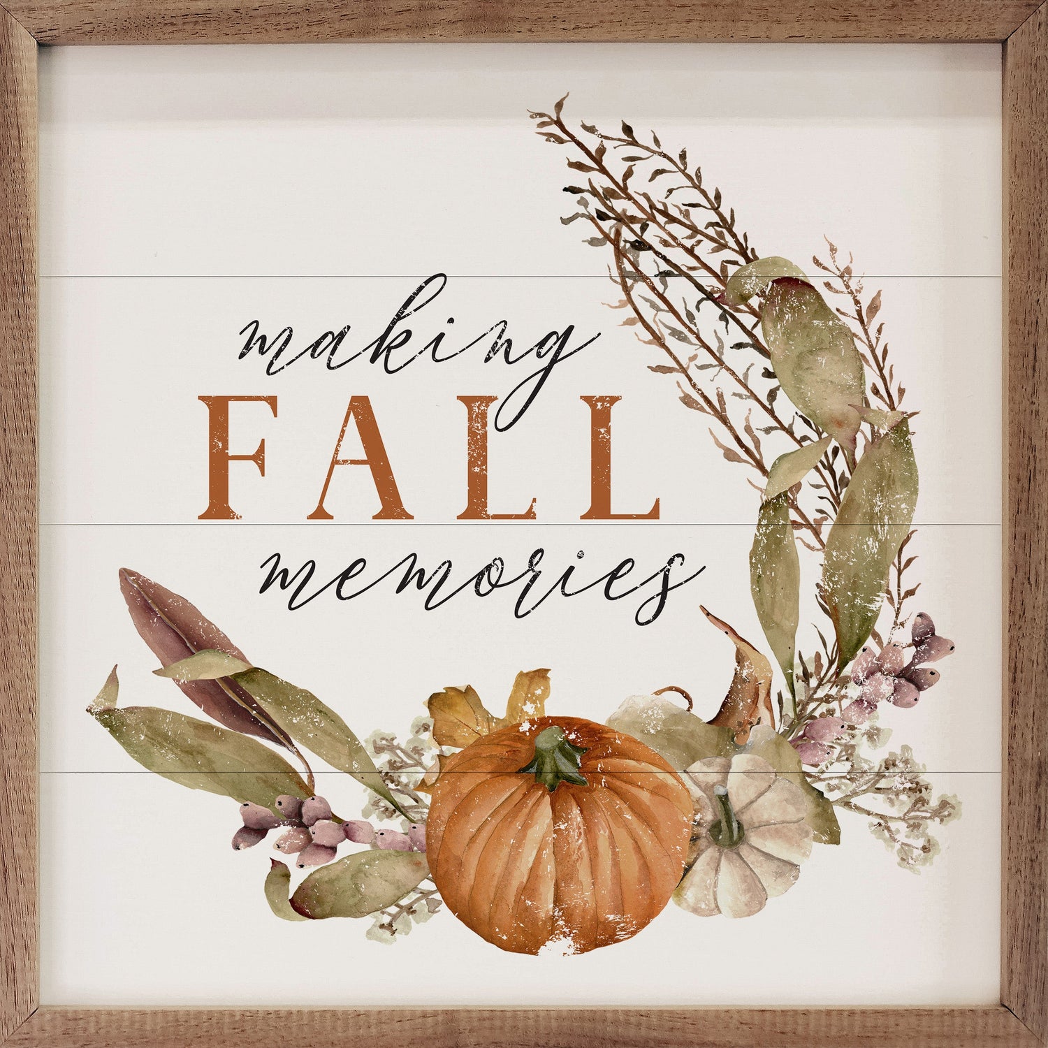 Making Fall Memories Pumpkins White