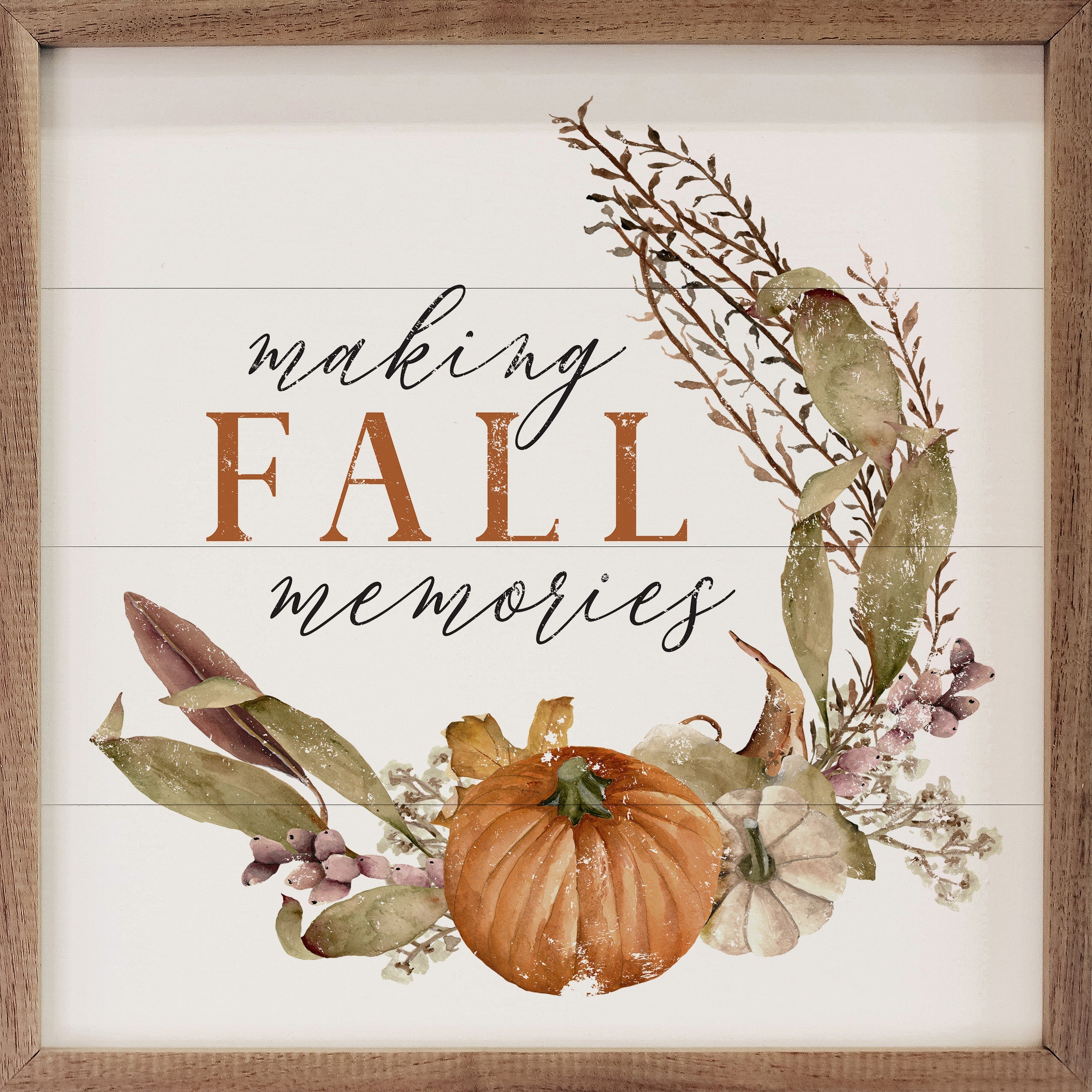 Making Fall Memories Pumpkins White