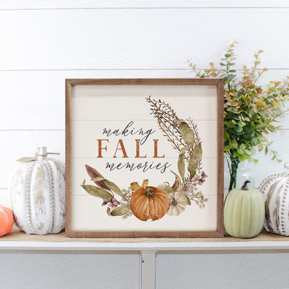 Making Fall Memories Pumpkins White