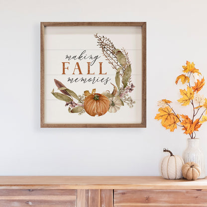Making Fall Memories Pumpkins White