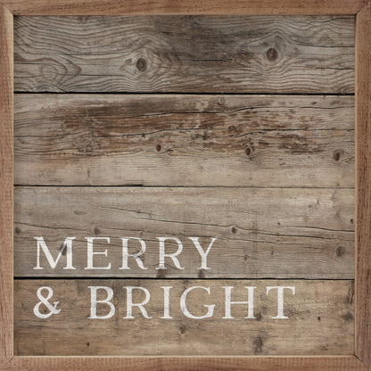 Merry And Bright Wood