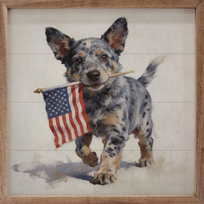 Patriotic Pets Blue Heeler