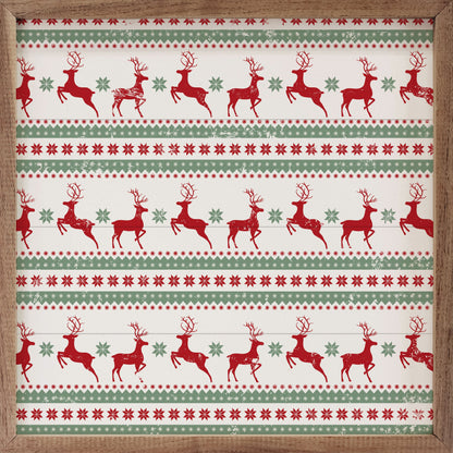 Pattern Christmas Reindeer
