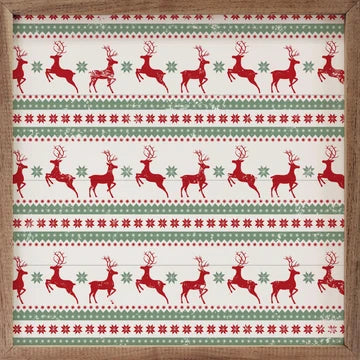 Pattern Christmas Reindeer