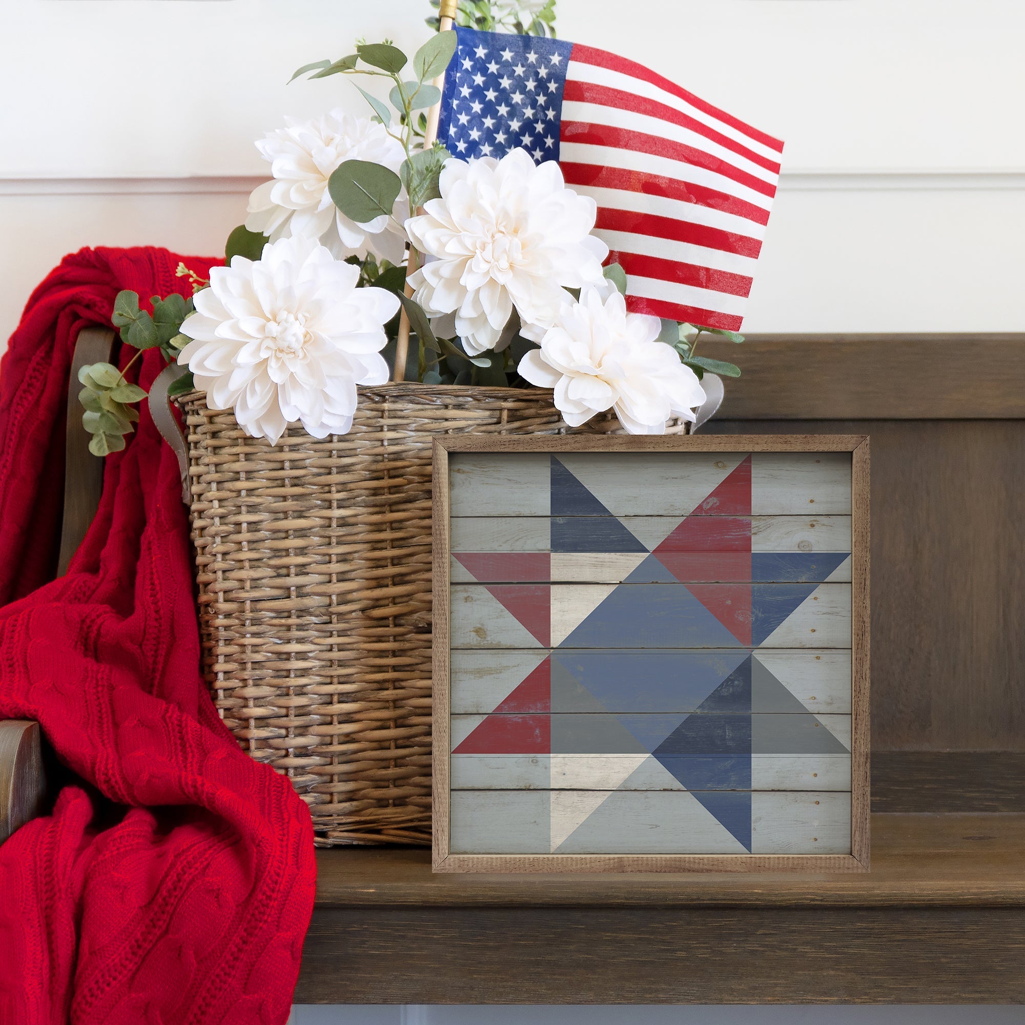 Quilt Festive Americana Ohio Star