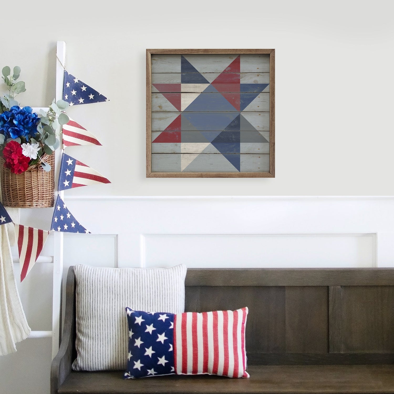 Quilt Festive Americana Ohio Star