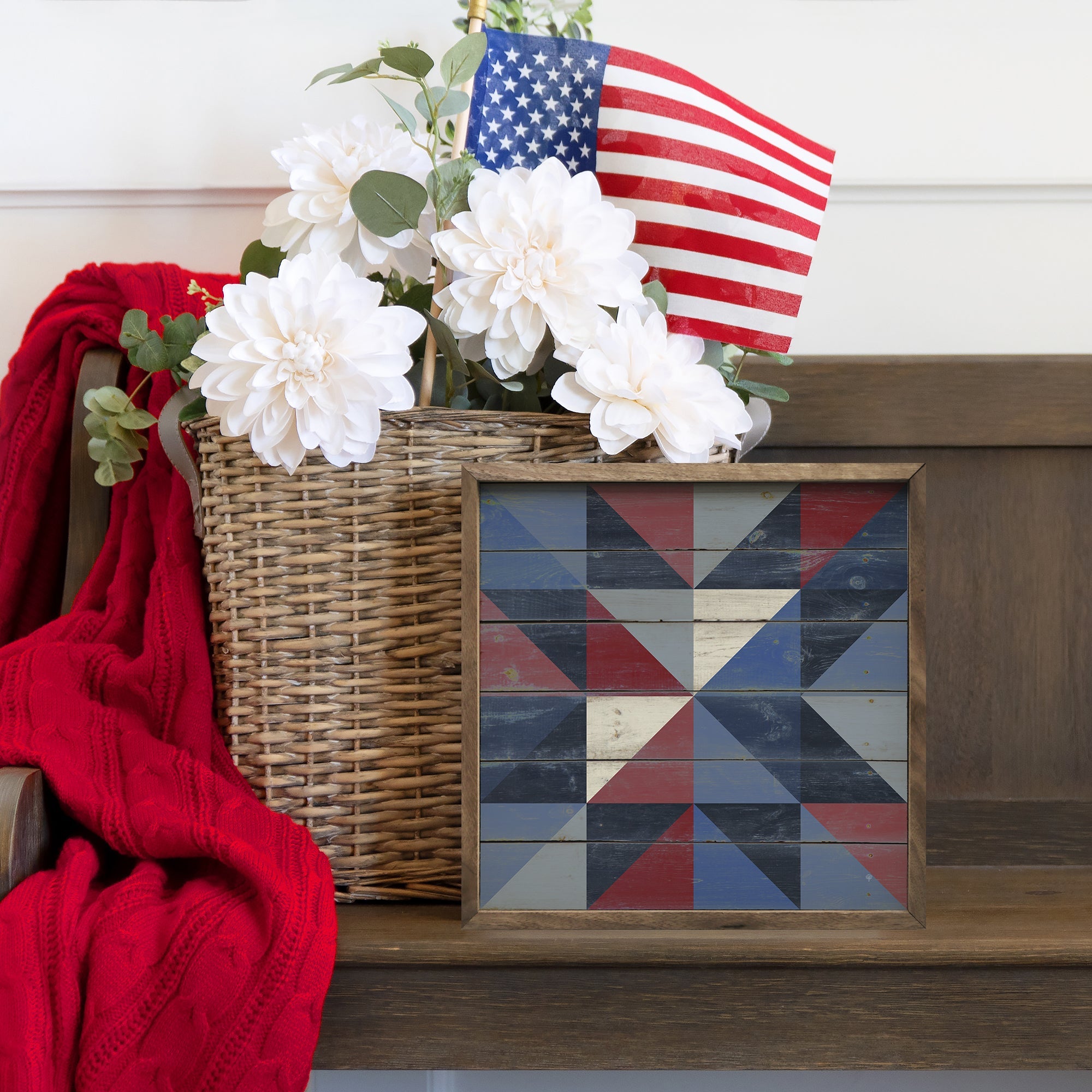 Quilt Festive Americana Star