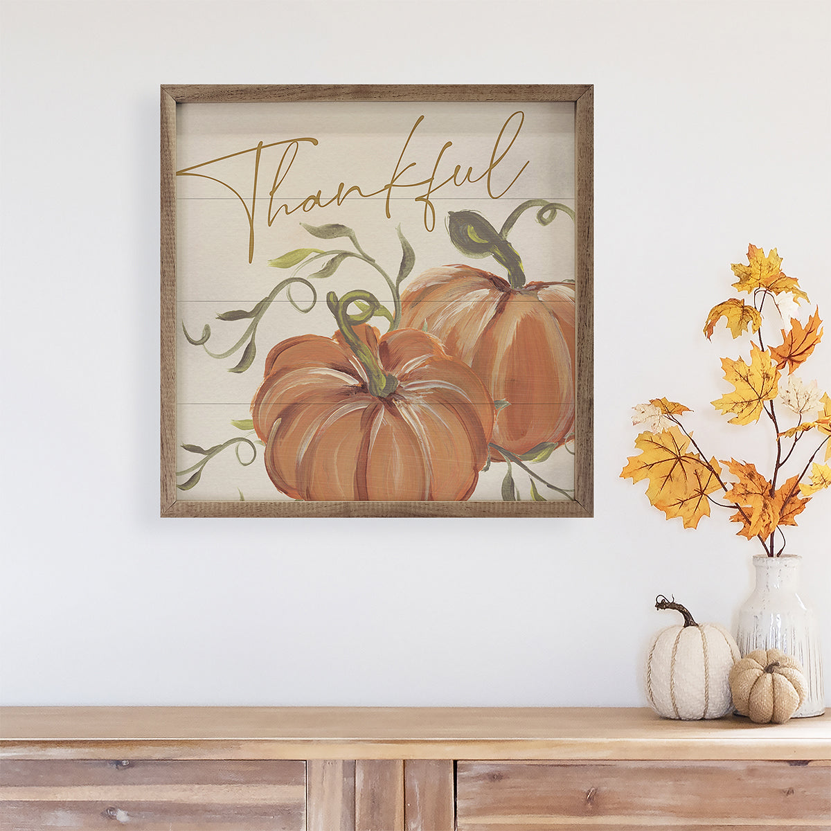 Thankful Pumpkins By Nina Blue
