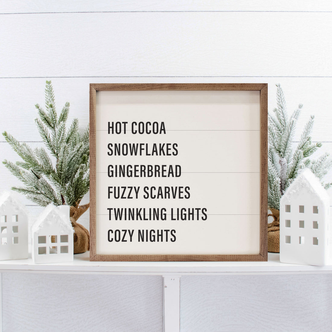 Warm Winter Words White