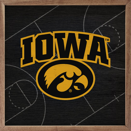 Black Basketball Court University Of Iowa
