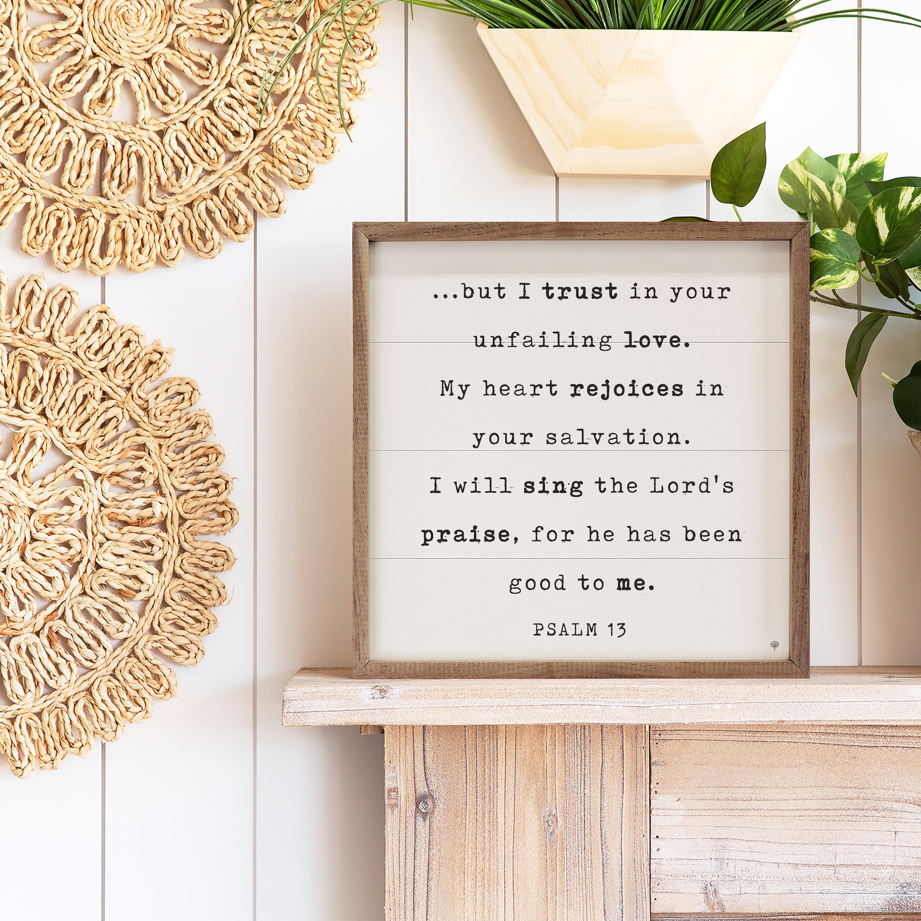 Unfailing Love Psalm 13 White