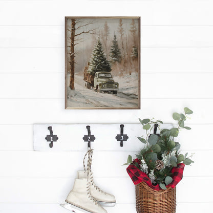 Christmas Tree Delivery Truck