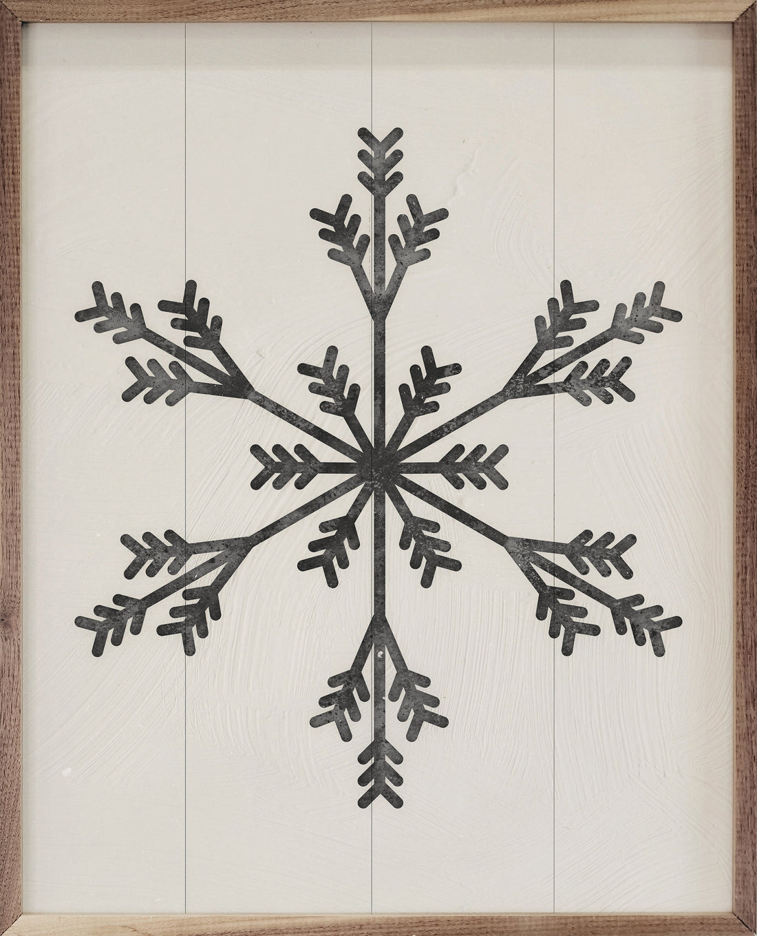 Modern Snowflake 2 Small Three Spike by Nina Blue