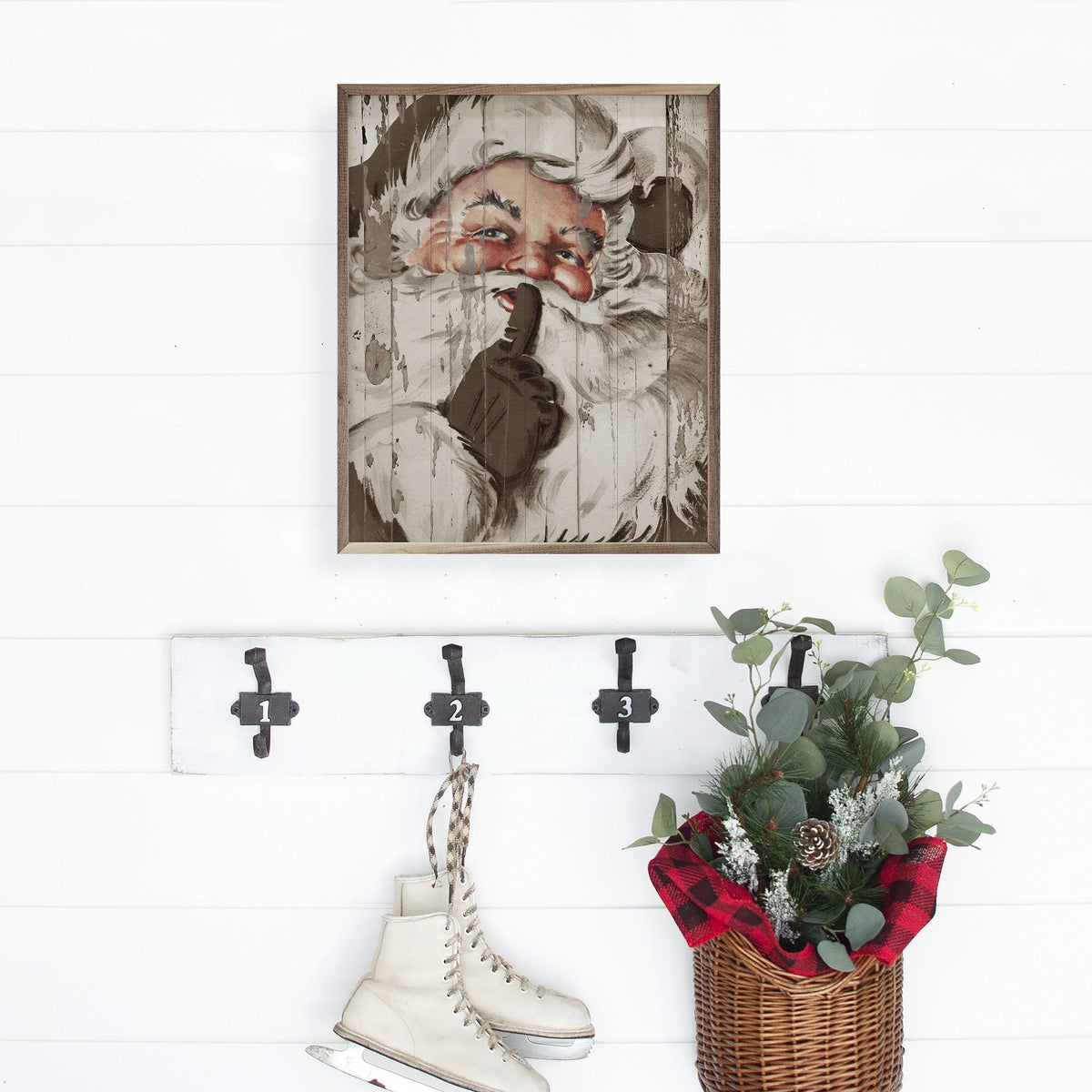Santa Be Quiet Shh Beige