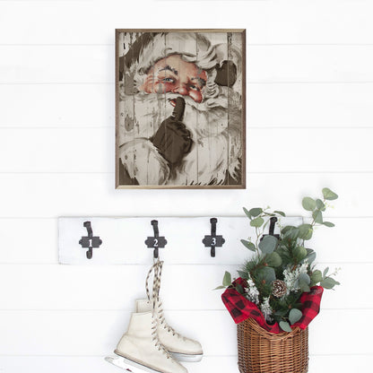 Santa Be Quiet Shh Beige