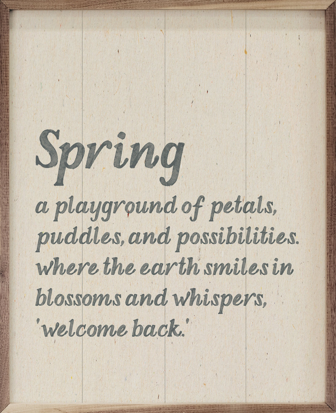 Spring Definition Blue