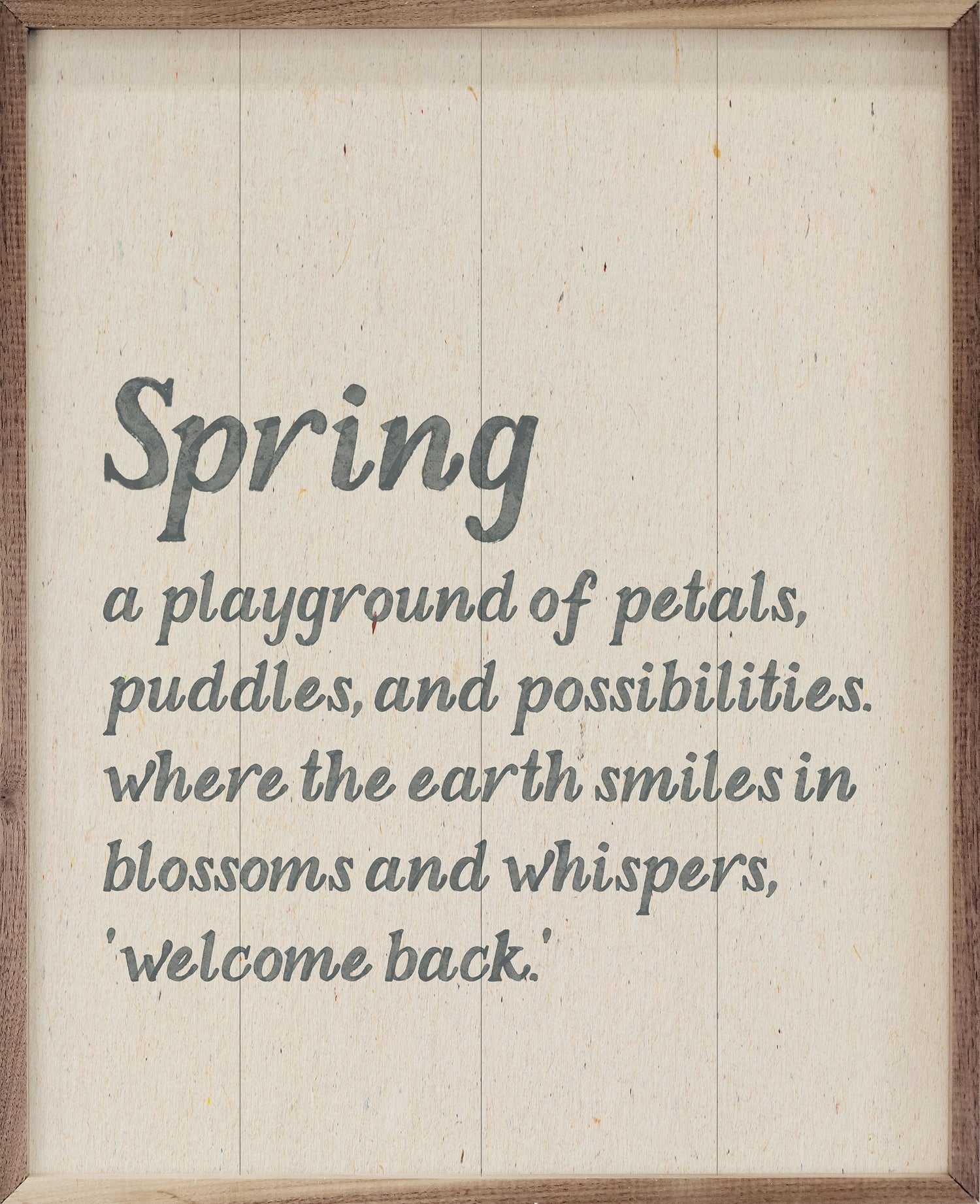 Spring Definition Blue