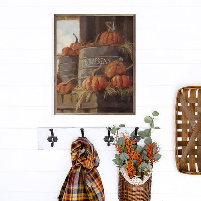 Vintage Pumpkins 3 Cans By Nina Blue