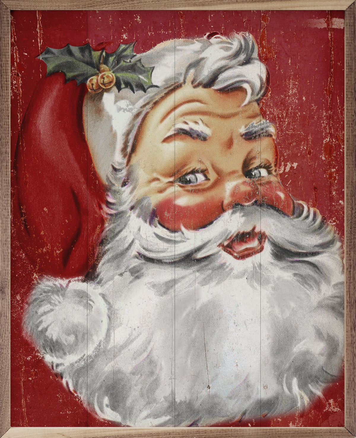 Watchful Eye Santa Red