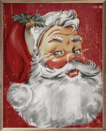 Watchful Eye Santa Red