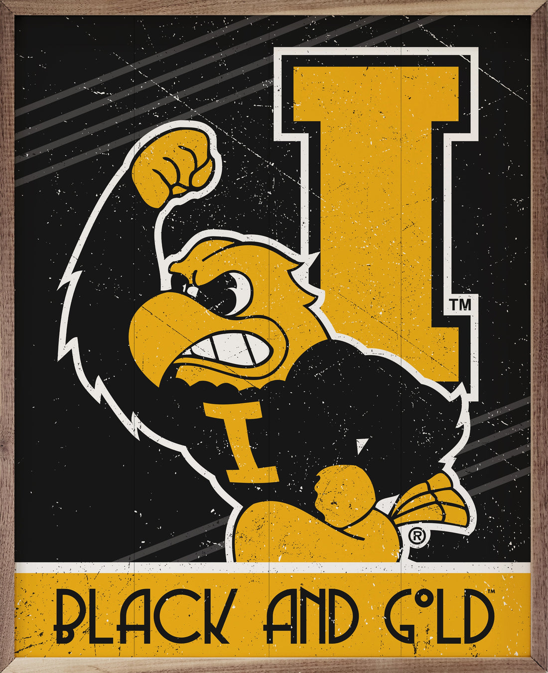 Retro Poster University Of Iowa