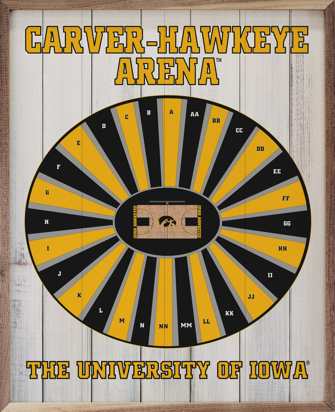 Stadium Seating Basketball University Of Iowa Whitewash
