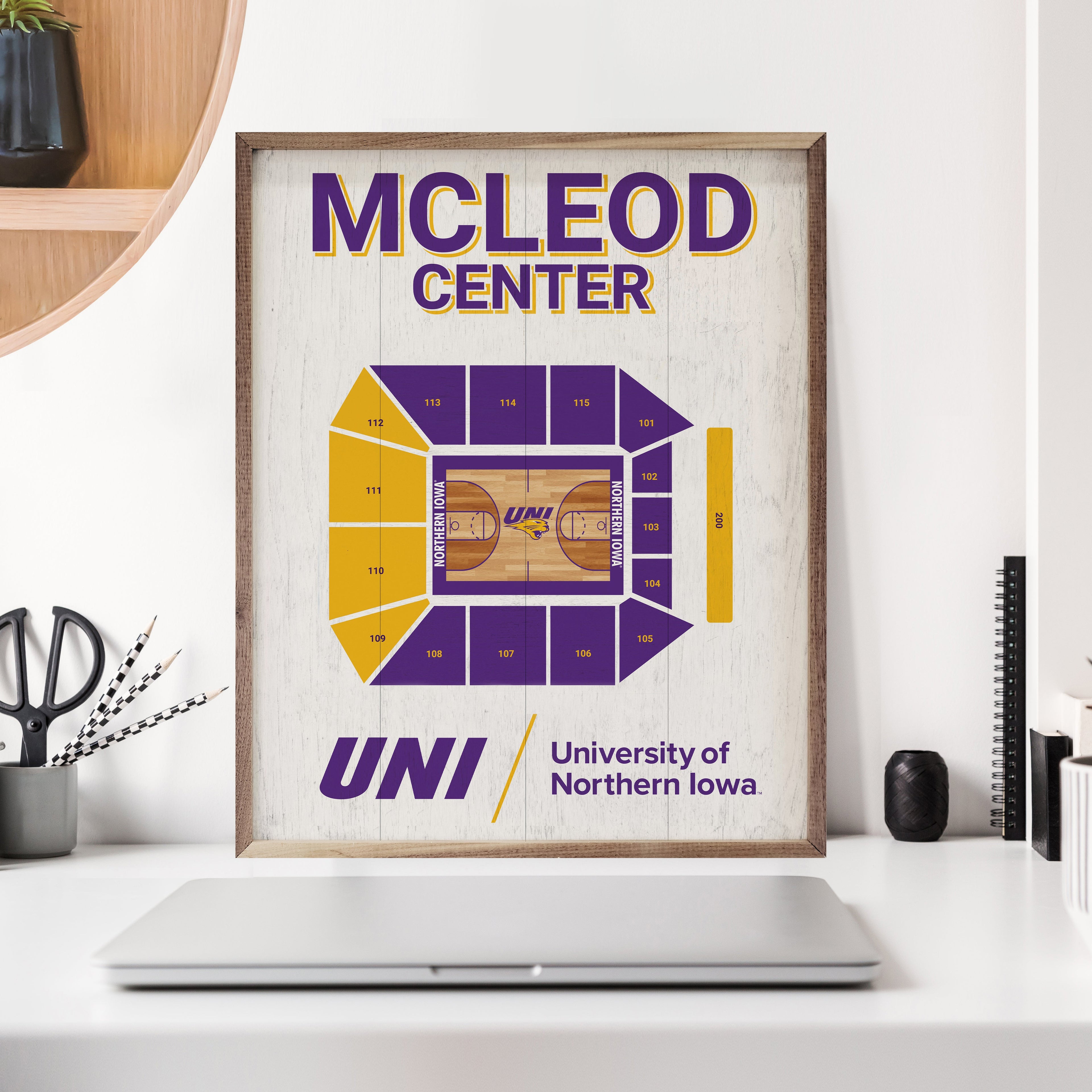Stadium Seating Basketball University Of Northern Iowa Whitewash