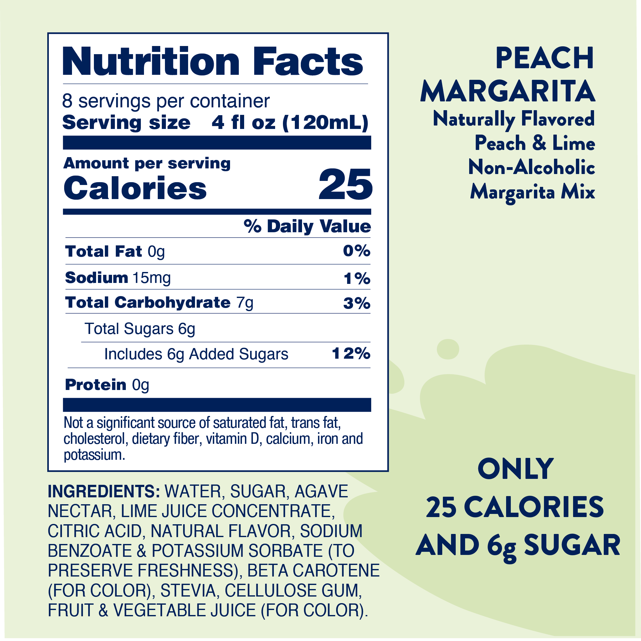 Natural Peach Margarita - Mixer
