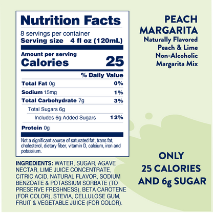 Natural Peach Margarita - Mixer