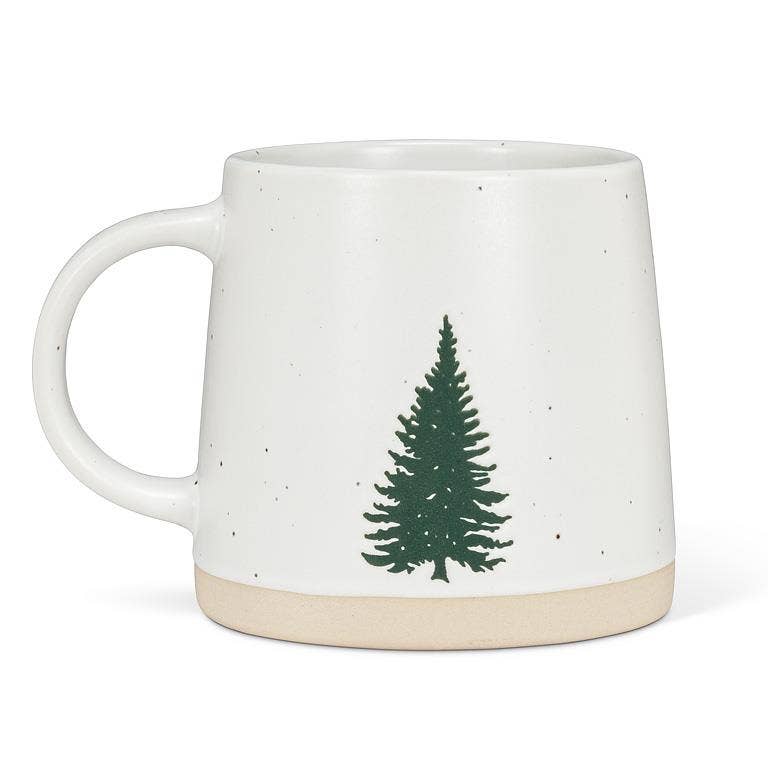 Wide Base Mug with Single Tree
