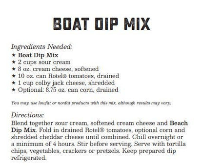 Coastal Kitchen Boat Dip Mix