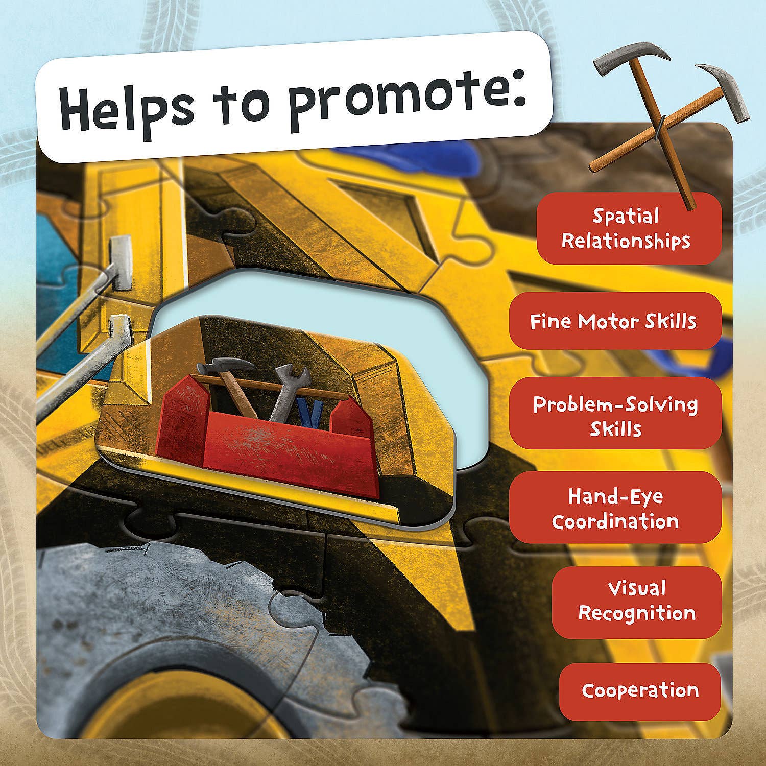 Floor Puzzle: Dump Truck