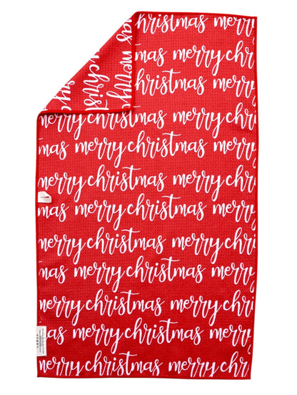 A Very Merry Christmas: Double-Sided Hand Towel