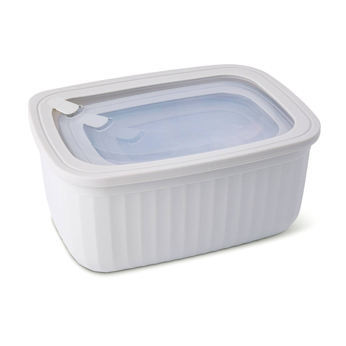 8pc Ribbed Rectangle Storage Bowls