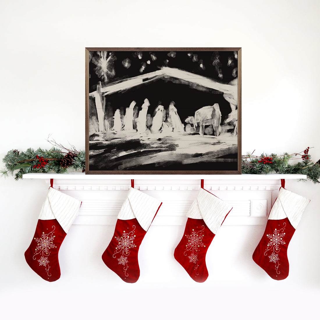 Moody Christmas 1 Nativity By Emily Wood