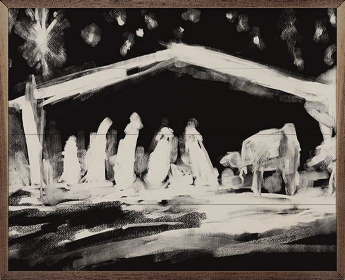 Moody Christmas 1 Nativity By Emily Wood